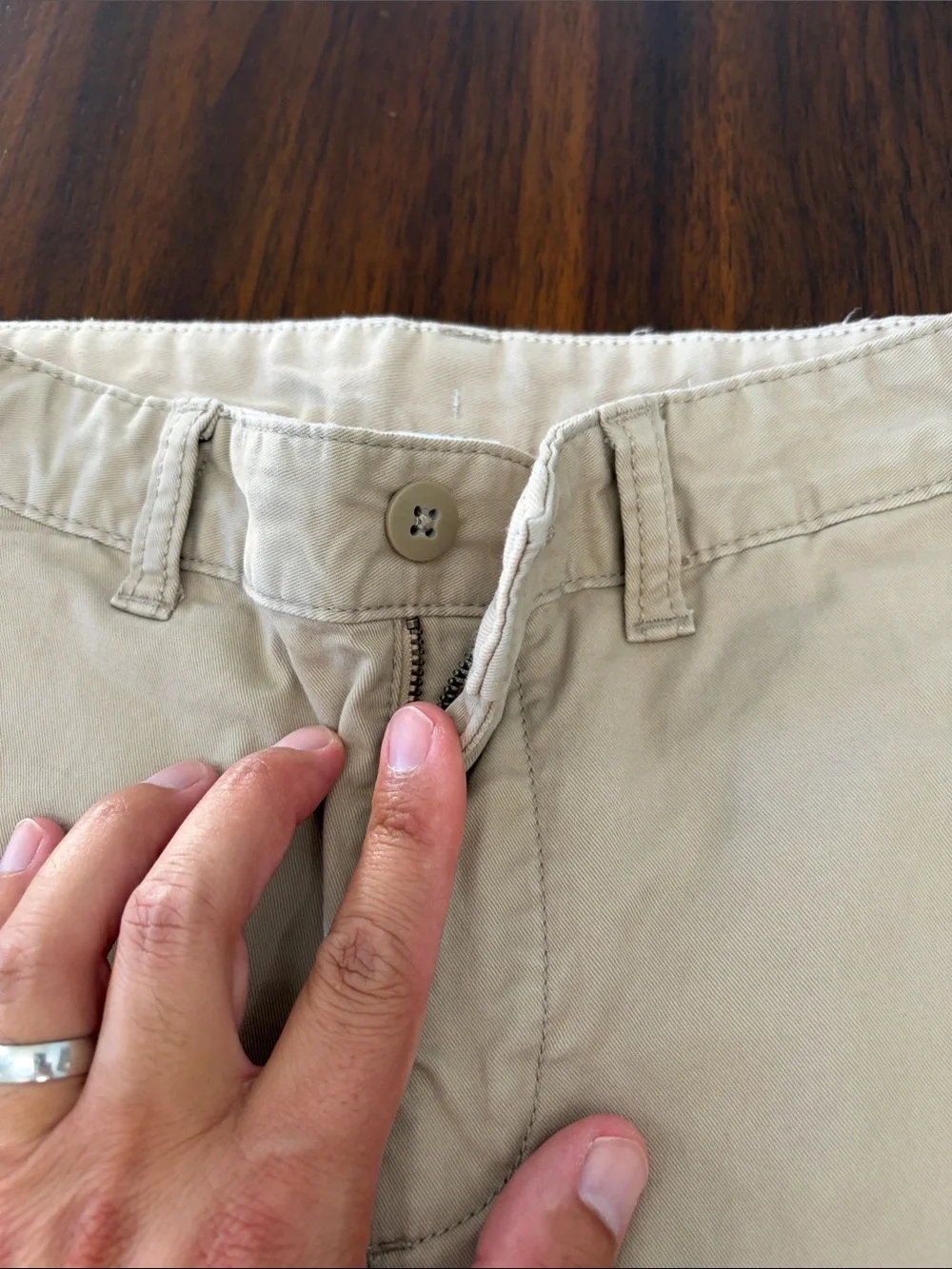 Boys Khaki Casual Pants - Beige Chino